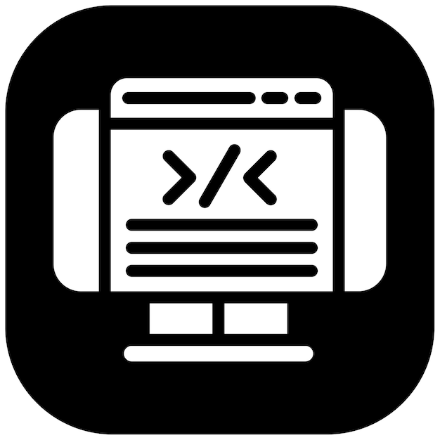 Web Coding Vector Illustration