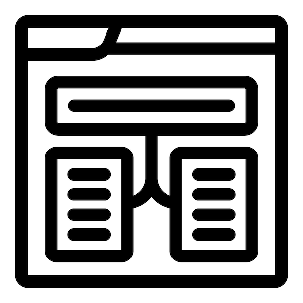 web design process showing data connection in webpage