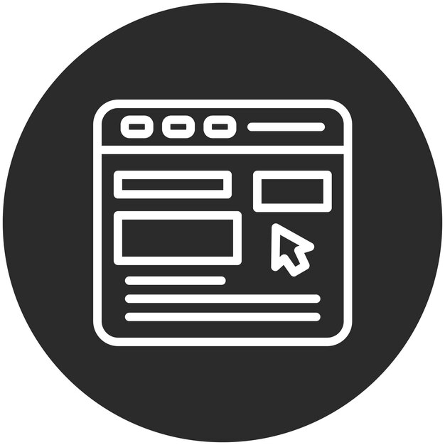 web design vector icon illustration of seo and web iconset