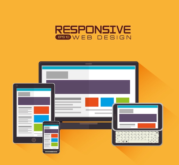 Web design, vector illustration.