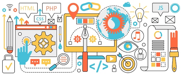 web development technology for business growth content information analysis and seo