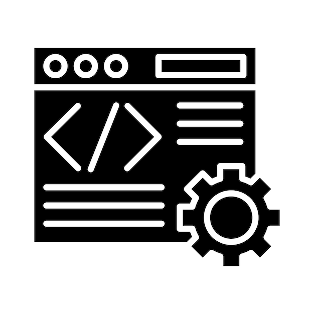 web development vector illustration style