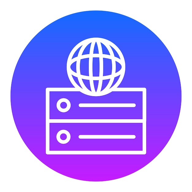 Web Hosting Vector Icons