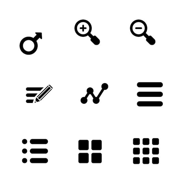 web icon set vector illustration design elements