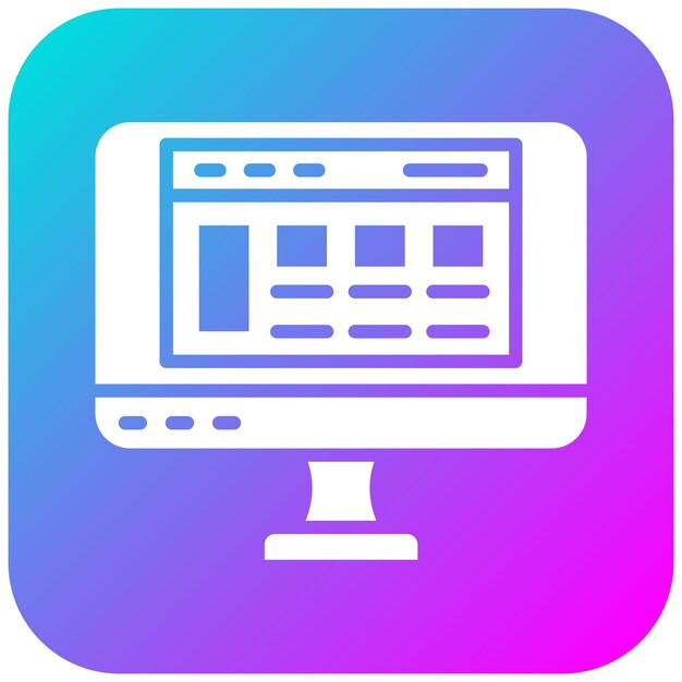 web interface vector icon can be used for computer programming iconset
