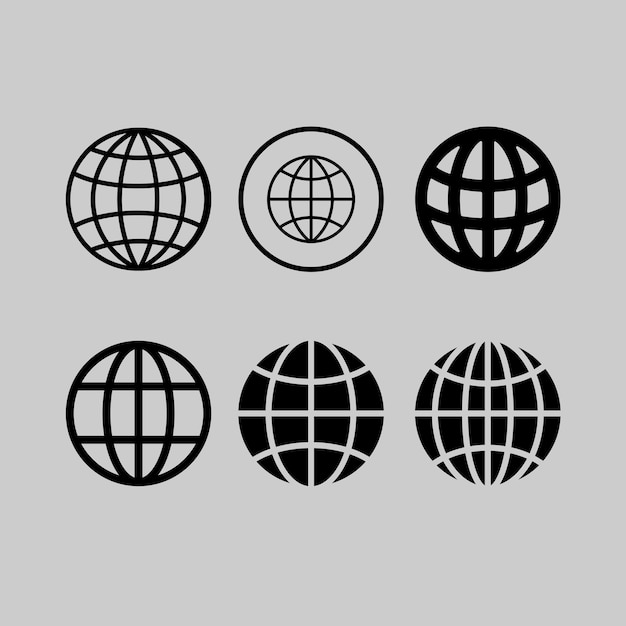 Web internet social icons