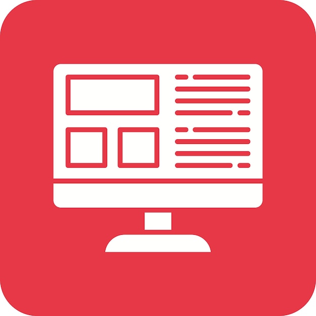 Web Layout icon vector image Can be used for Coding and Development