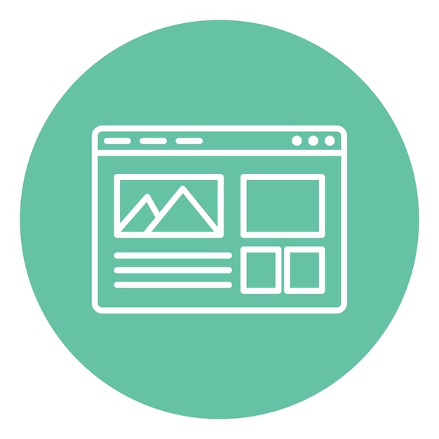 web layout icon