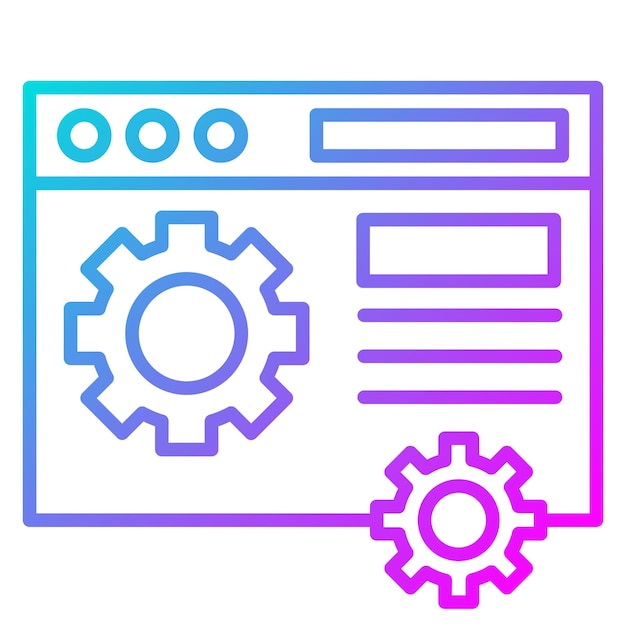 Web Maintenance vector icon Can be used for Coding and Development iconset