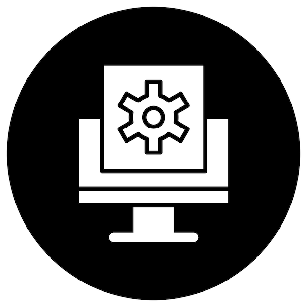 web optimization vector icon design illustration