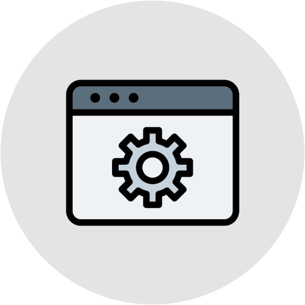 Web Optimization Vector Illustration Style