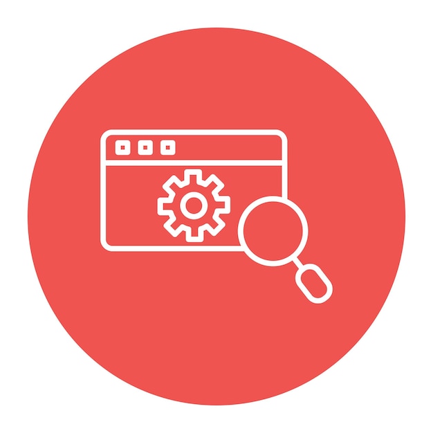 web optimization vector illustration