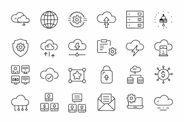 Web Security Icon Set