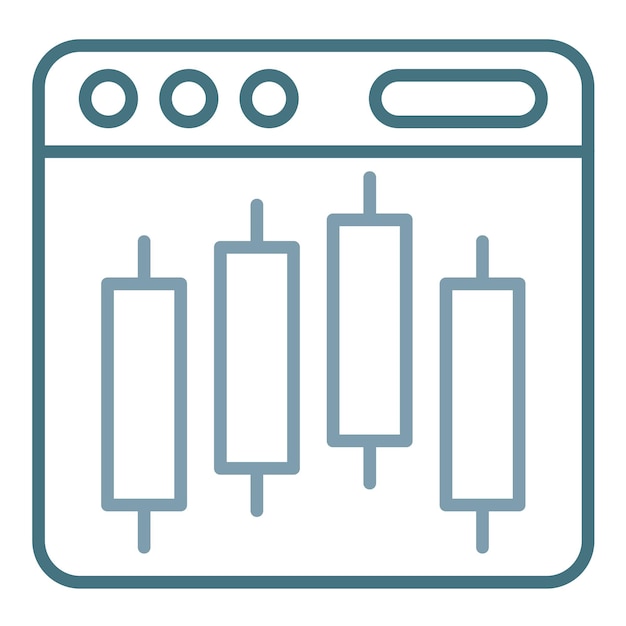 Web Trading Flat Illustration