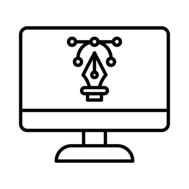 Web Vector Design Line Illustration