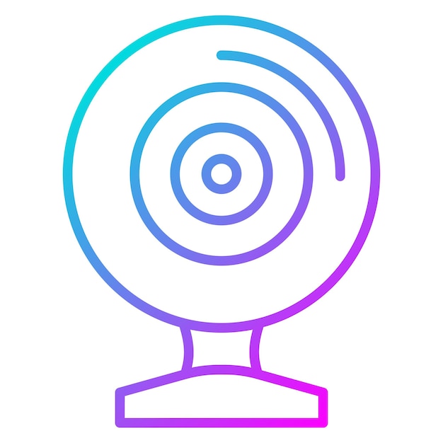 webcam vector icon can be used for communication and media iconset