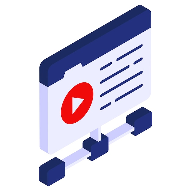 webpage internal linking concept outbound links vector isometric design web design and development