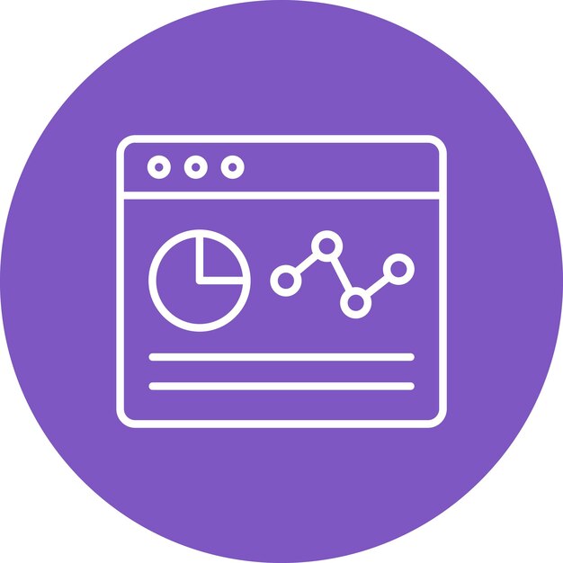 Webpage Statistics icon vector image Can be used for Business