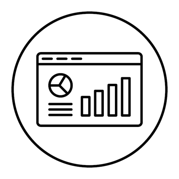 webpage statistics icon