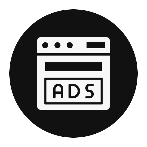 Website Ads Vector Illustration