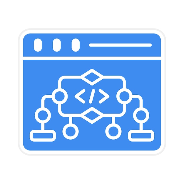 Website Algorithm icon vector image Can be used for Web Hosting