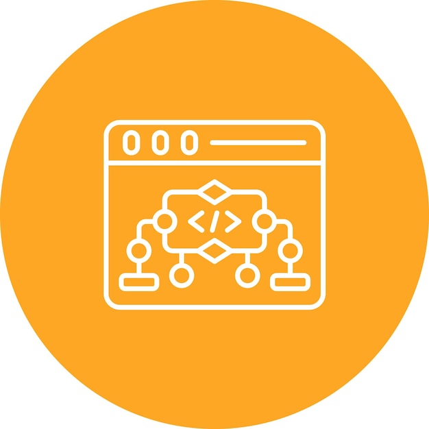 Website Algorithm icon vector image Can be used for Web Hosting