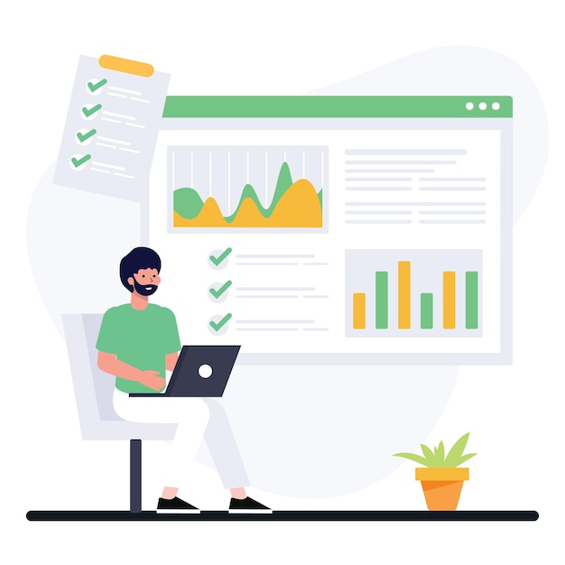 website analytics speed test with charts