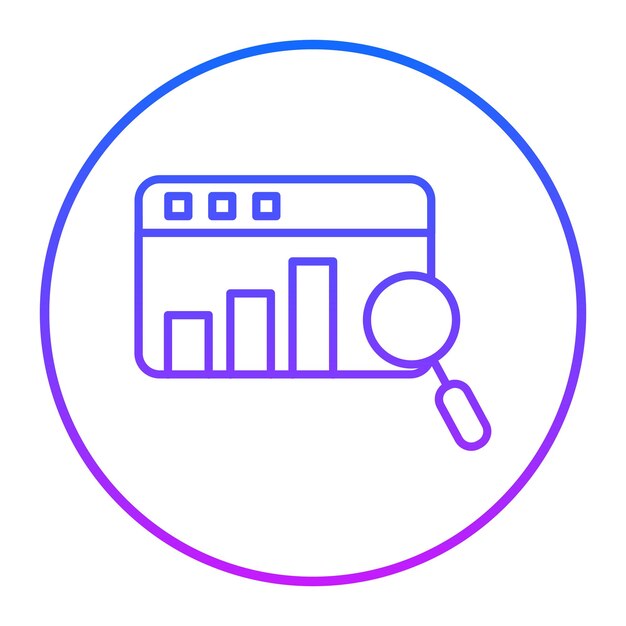 Website Analytics Vector Illustration