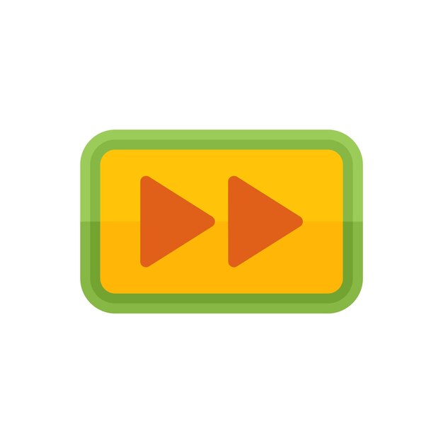 Website button icon flat vector Web interface Email contact isolated