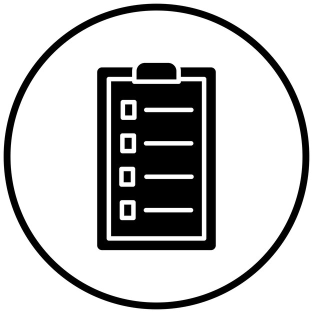 Website Checklist Icon Style
