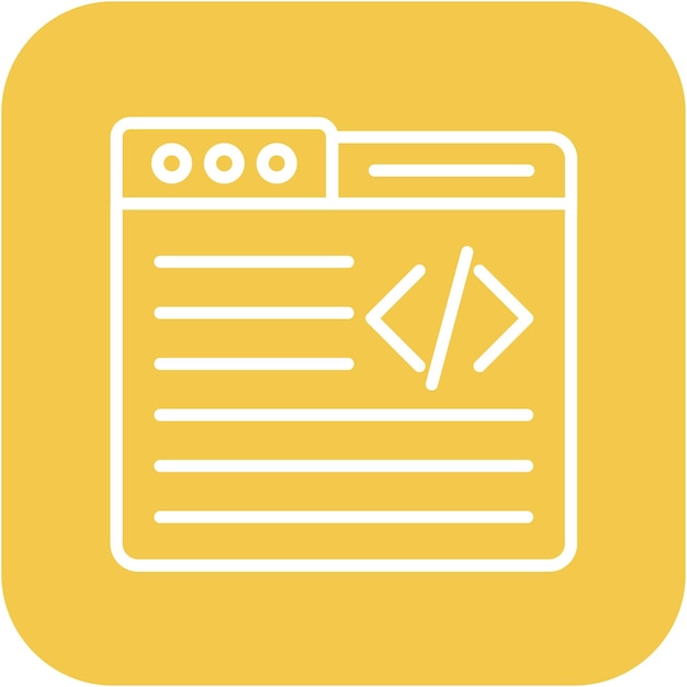 Website Code vector icon Can be used for Business and HR iconset