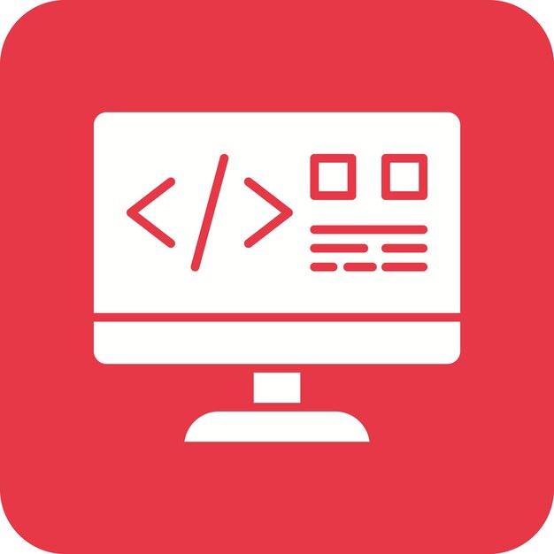 Website Coding icon vector image Can be used for Coding and Development