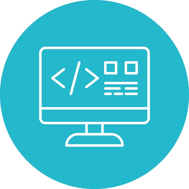 Website Coding icon vector image Can be used for Coding and Development