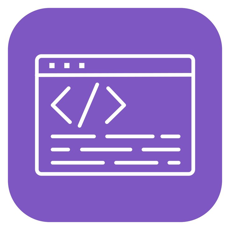 Vector website coding vector illustration
