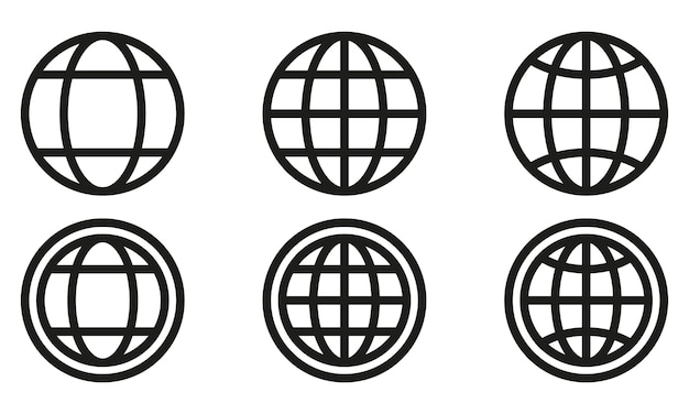 Website icon setVector www icon