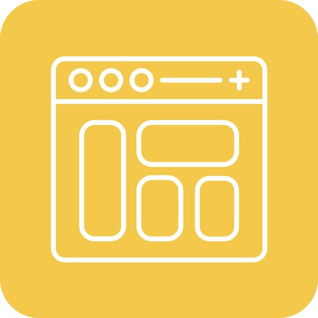Website Layout icon vector image Can be used for Computer Programming