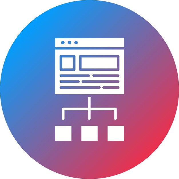 Website Structure icon vector image Can be used for Coding and Development