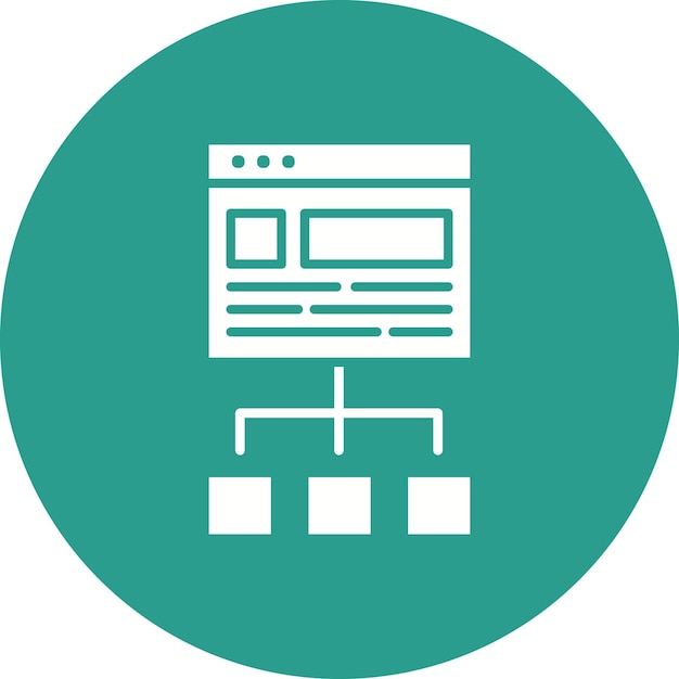 Website Structure icon vector image Can be used for Coding and Development