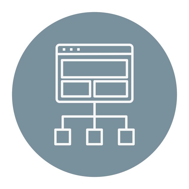 Website Structure Vector Illustration