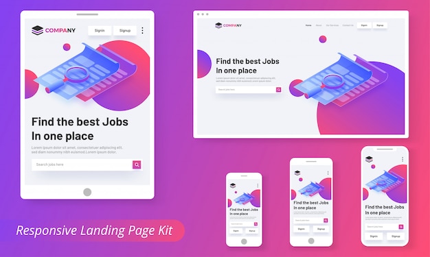Website template for websites