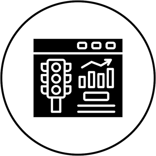Website Traffic icon vector image Can be used for SEO and SEM