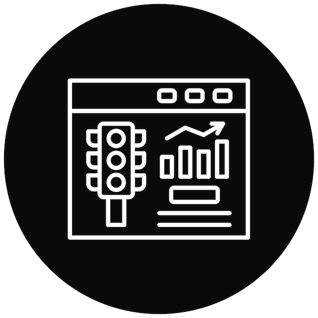 Website Traffic icon vector image Can be used for SEO and SEM