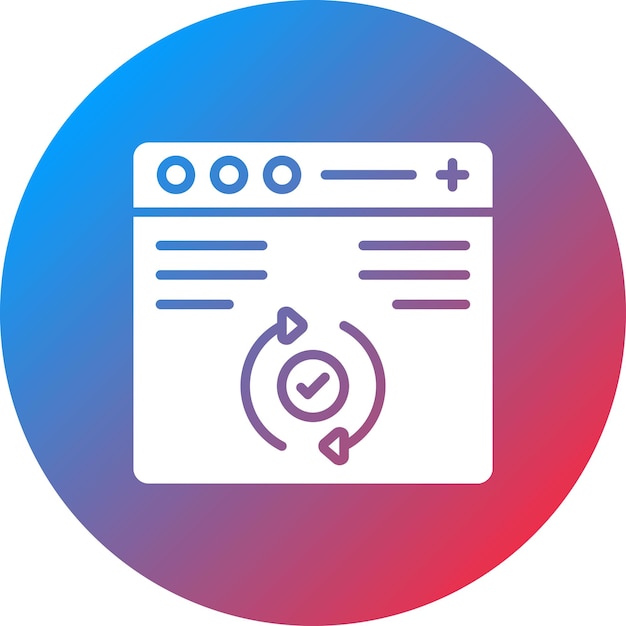 Website Update icon vector image Can be used for Computer Programming