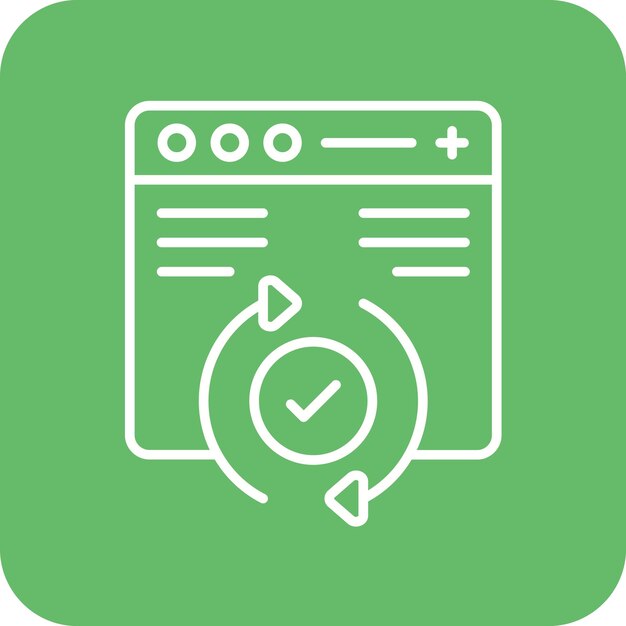 Website Update icon vector image Can be used for Computer Programming