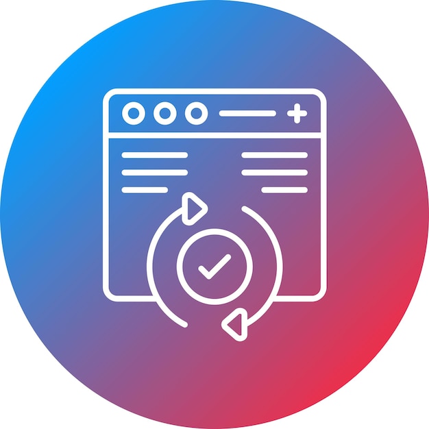 website update icon vector image can be used for computer programming