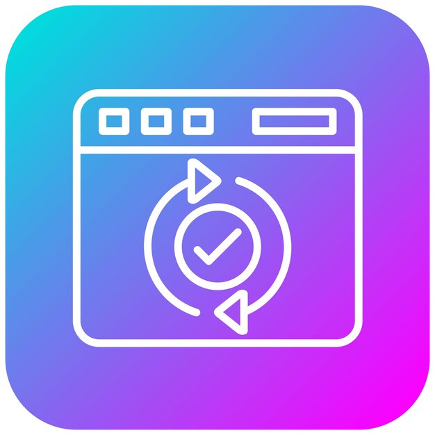 Website Update vector icon Can be used for Computer Programming iconset