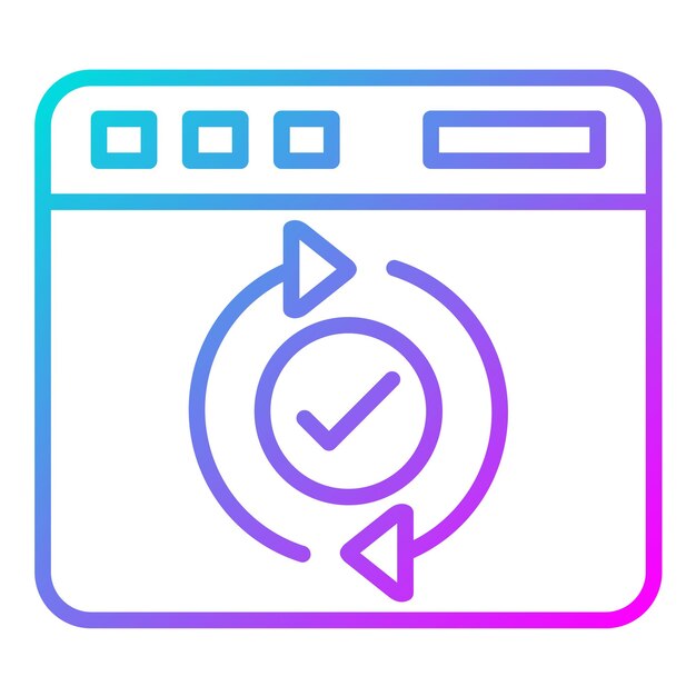 Website Update Vector Illustration Style