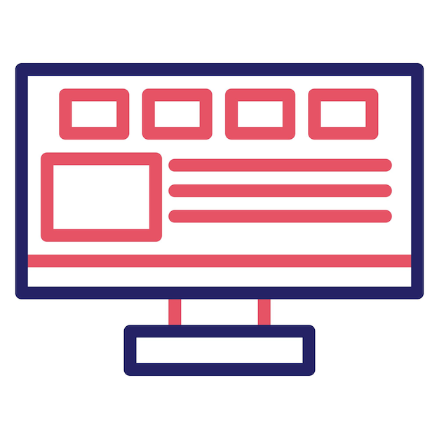 Website Ux vector icon illustration of Marketing iconset