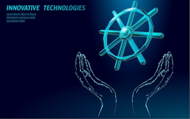 wheel helm computer developer app concept business digital open source program data coding steering