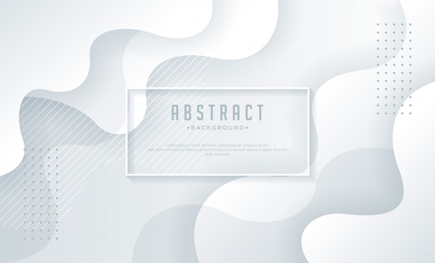 White abstract background in paper style.